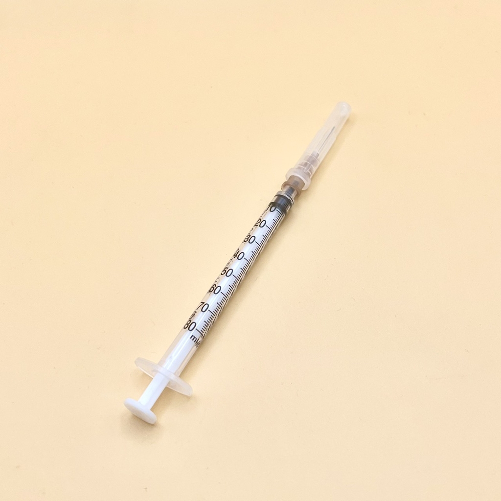 Bơm kim tiêm 1cc (1ml) - 26G Vinahankook dùng tiêm HCG, HGH...