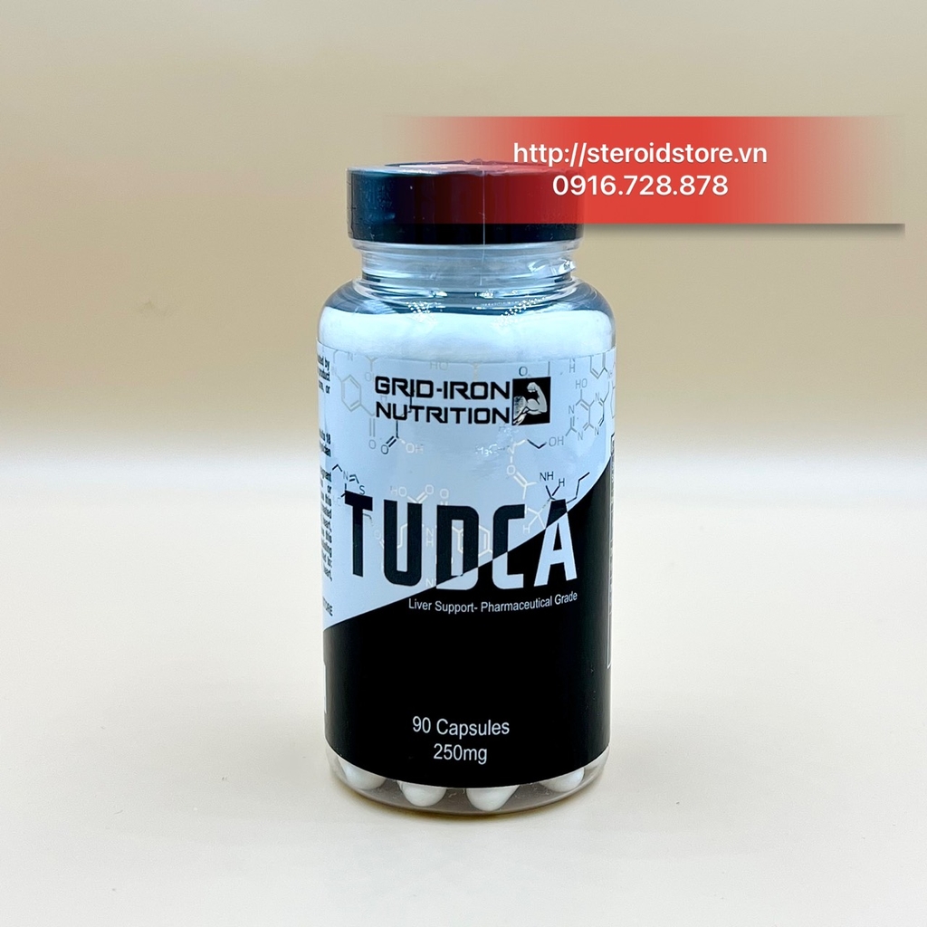 Tudca 250mg - Hỗ trợ gan Hãng GRID-IRON NUTRITION - Lọ 90 Viên