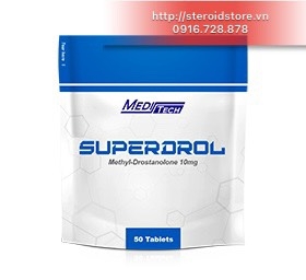 Superdrol ( Methyl Drostanolone 10mg) - Hãng Meditech - Túi 50 Viên