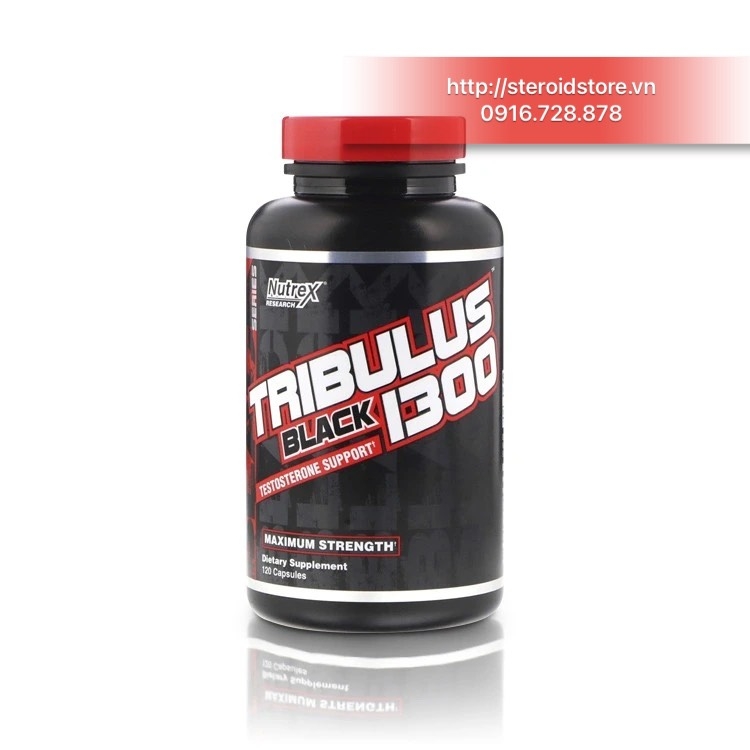 TRIBULUS BLACK 1300 - Hãng Nutrex Lọ 120 Viên Cải Thiện Sinh Lý Nam Giới