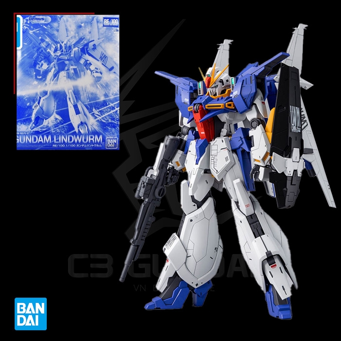 RE/100 AMX-107L-2 GUNDAM LINDWURM [P-Bandai]