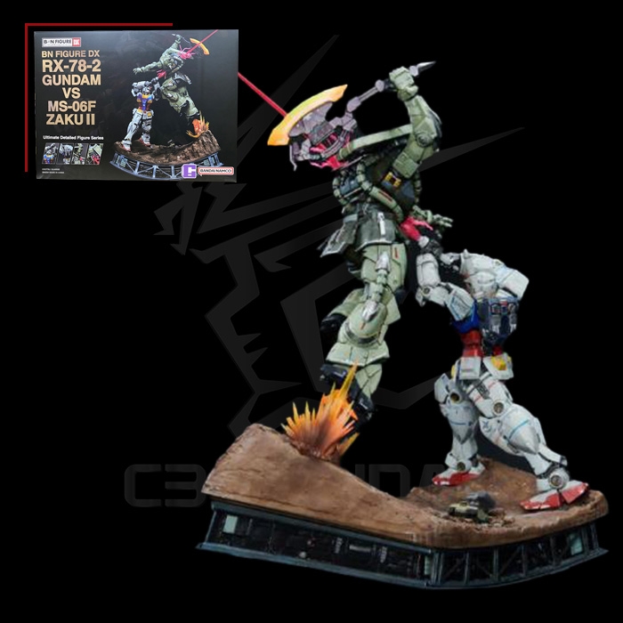 BN FIGURE DX RX-78-2 GUNDAM VS MS-06F ZAKU II | C3 Gundam VN