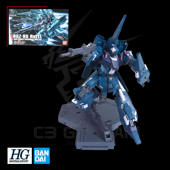HGUC 103 1/144 RGZ-95 ReZEL | C3 Gundam VN Build Store