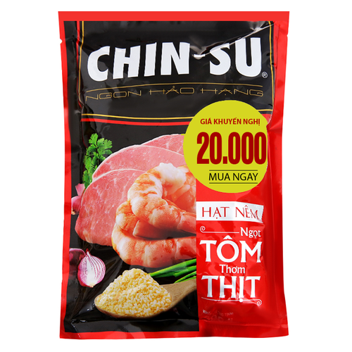 Hạt Nêm Ngọt Tôm Thơm Thịt Chinsu gói 900g