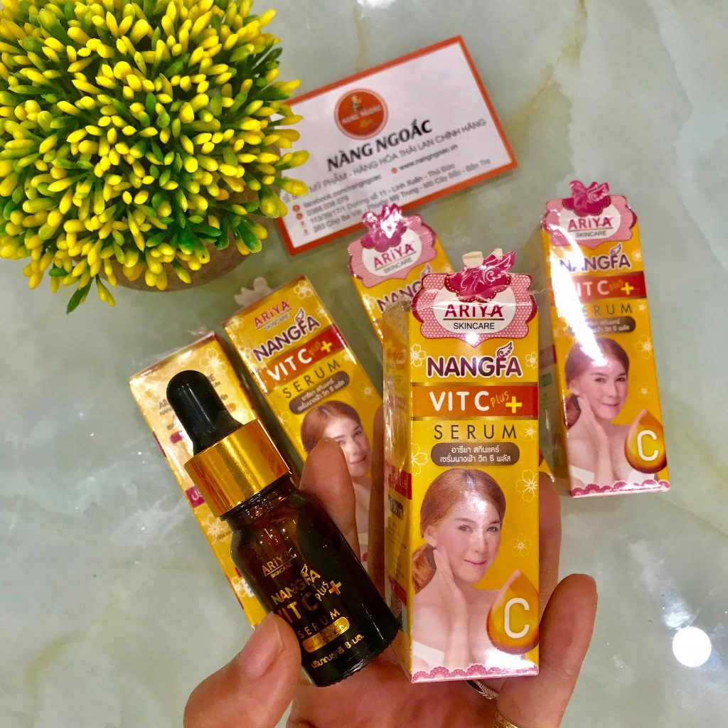 Serum NANGFA VIT C Plus Trắng Mịn, Khử Nám Thái Lan. Nàng ...