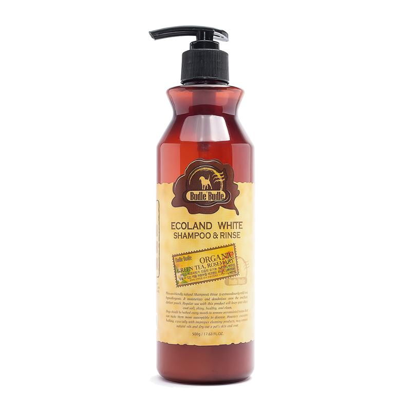 Budle'Budle - SữaTắm Và Xả Cho Chó Lông Trắng - 500g