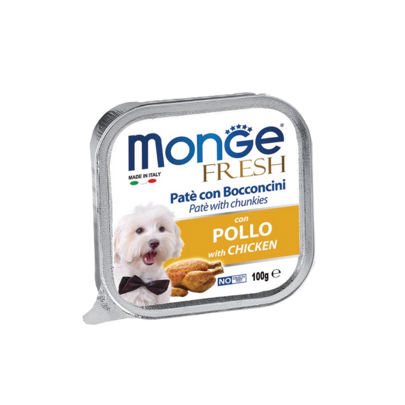 Pate chó MONGE - Chicken - 100g