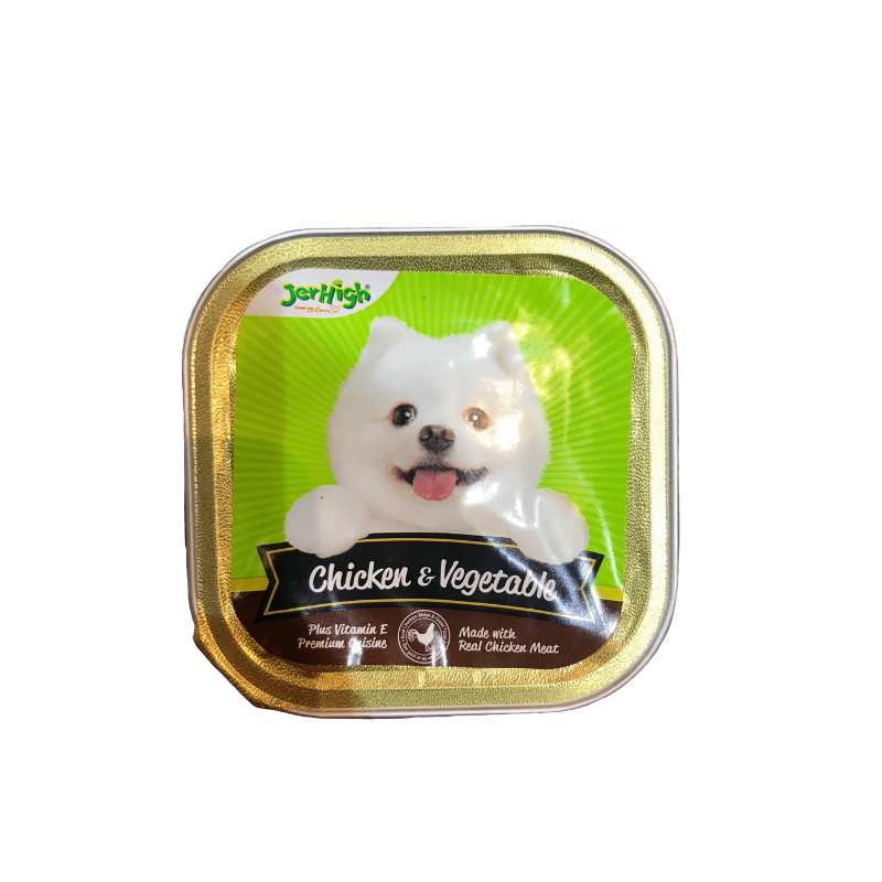 Pate chó Jerhigh - Chicken and Vegetable - 100g