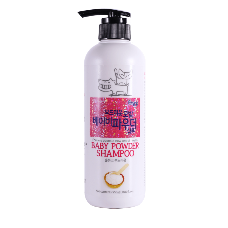 FORCANS - Sữa Tắm Cho Chó Nhạy Cảm Hương Baby Powder - 550ml