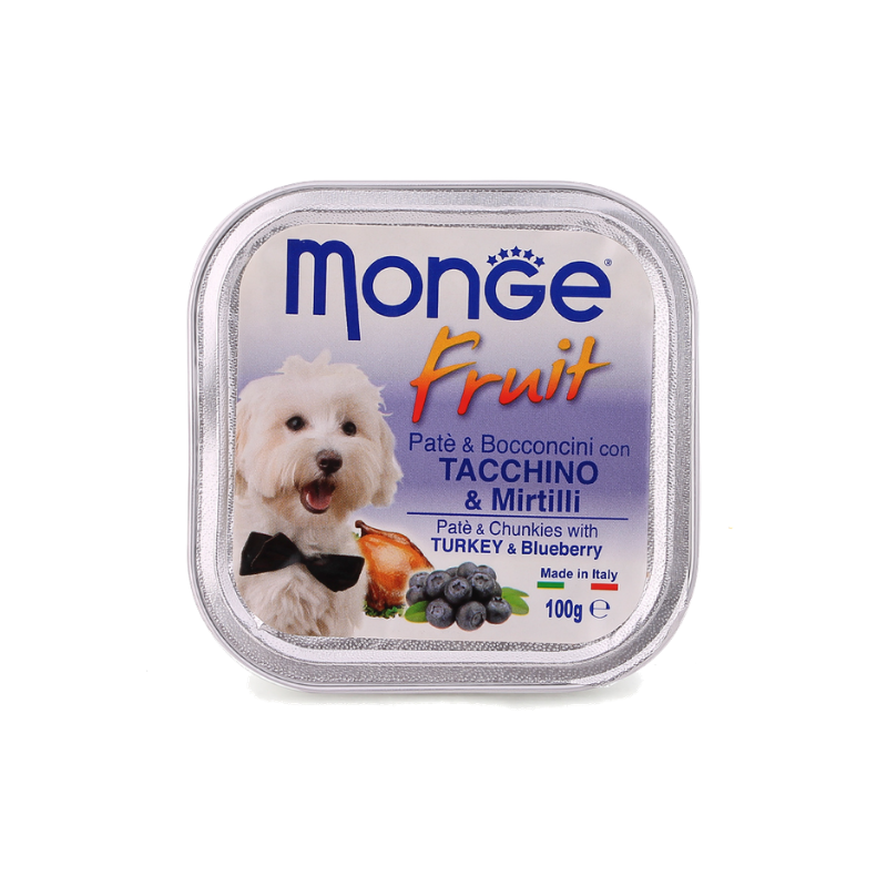Pate chó MONGE - Chicken & Blueberry - 100g