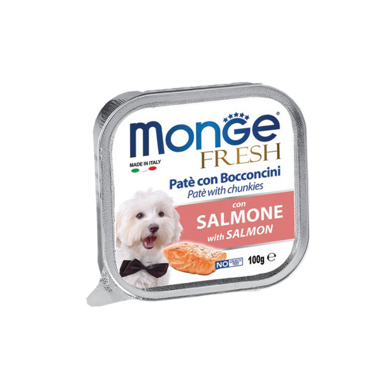 Pate chó MONGE - Salmon - 100g