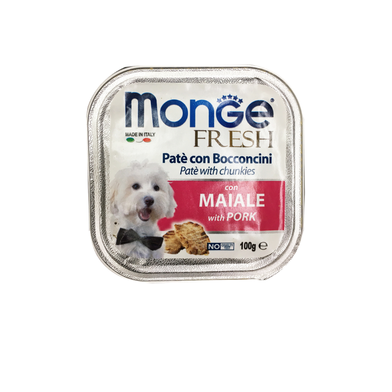 Pate chó MONGE - Pork - 100g