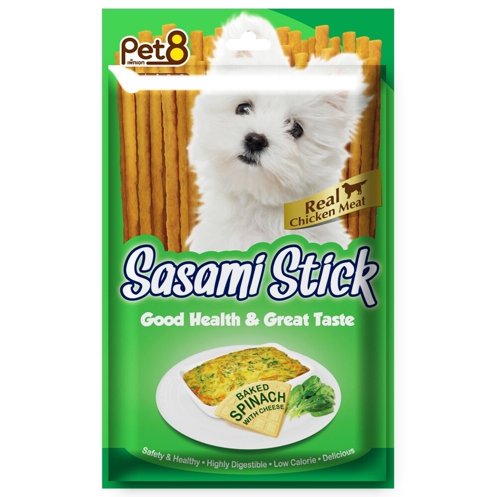 Pet8 - JST07 - Cheesy Spinach 75g