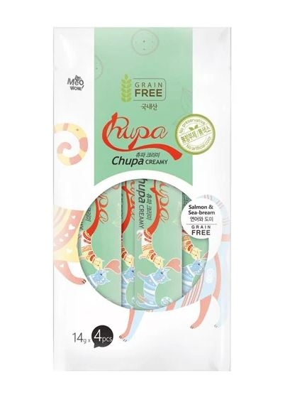 CHUPA Creamy - Salmon & Sea Bream (4pcs)