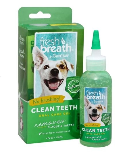 Gel Tropiclean làm sạch răng miệng cho chó