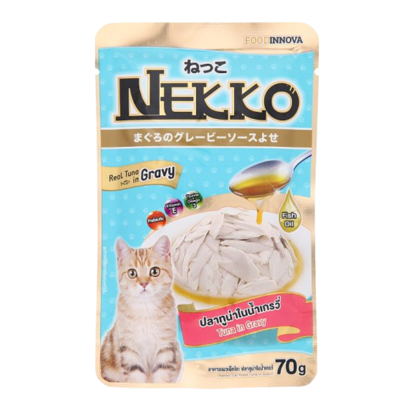 Sốt mèo Nekko - Tuna in Gravy - 70g