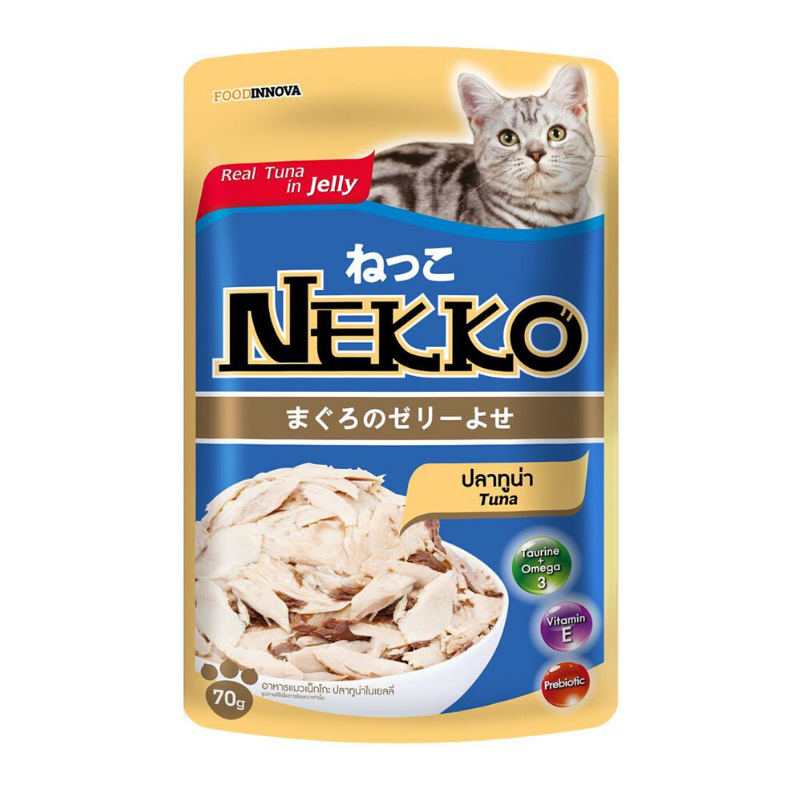 Pate mèo Nekko - Tuna in Jelly - 70g