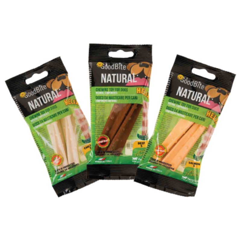 GOODBITE - Xương bột tự nhiên xoắn vị gà - Size S
