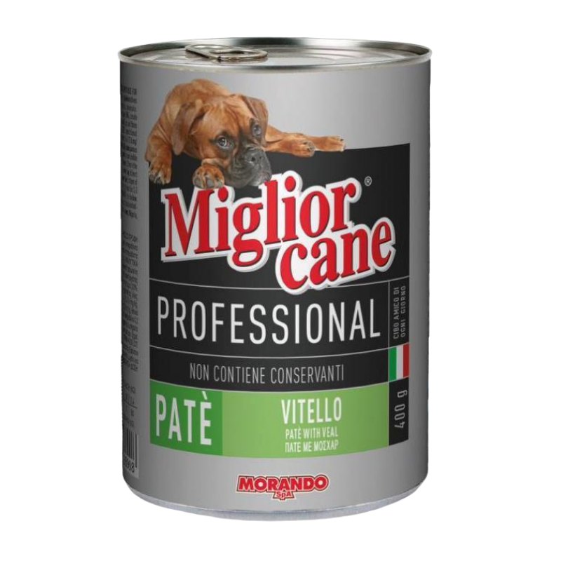 Pate chó Migliorcane - Vị thịt bê - 400g