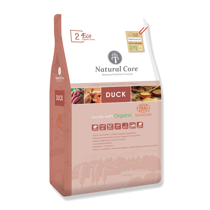 Thức ăn cho chó Natural core - Organic Duck Formula - 2kg