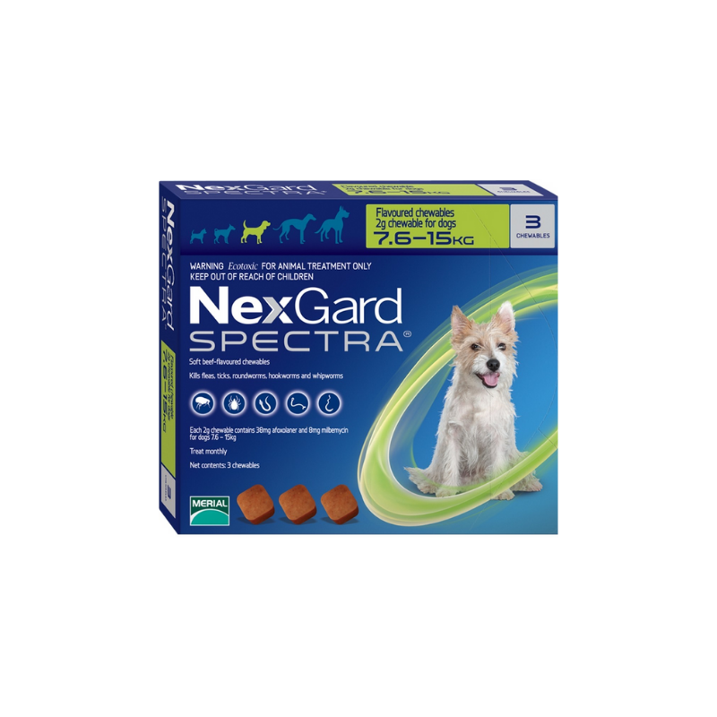 NexGard Spectra - Chó 7.6-15kg - 1 viên