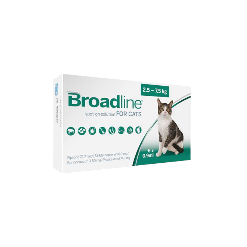 BROADLINE - Mèo 2.5 - 7.5kg - 1 ống