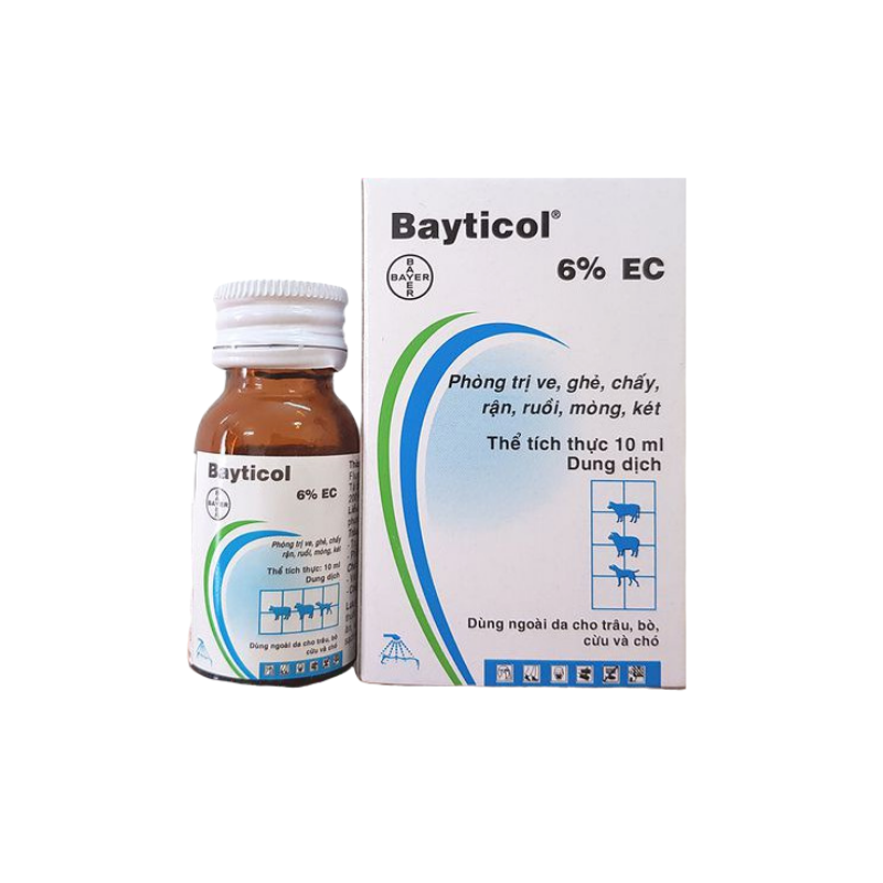 BAYER - Bayticol 6% EC - Trị ve, ghẻ - 10ml