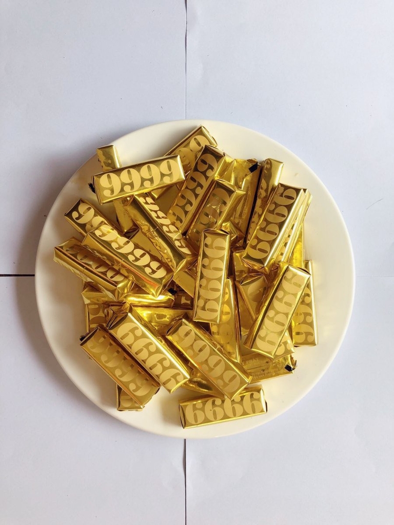 Socola thỏi vàng dài 9999 (túi 1kg). phukienthuynga