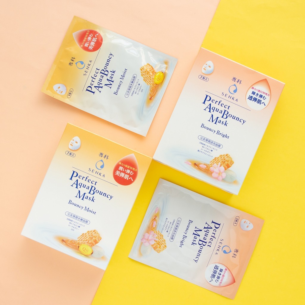 Mặt nạ Senka Aqua Bouncy Moist Mask