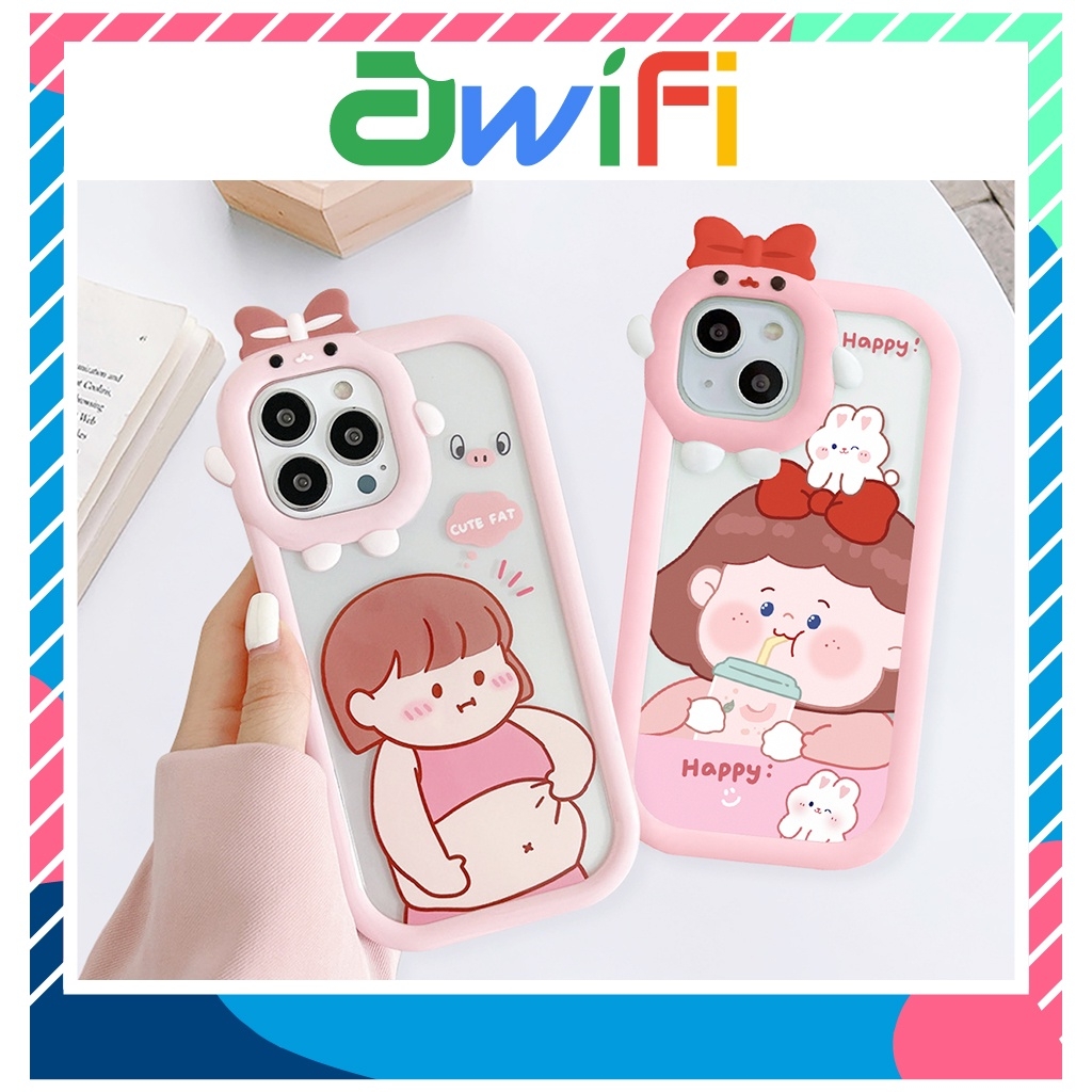 Ốp iphone Cute Dino khủng long bảo vệ camera 6/6plus/6s/6s plus/7/7plus/