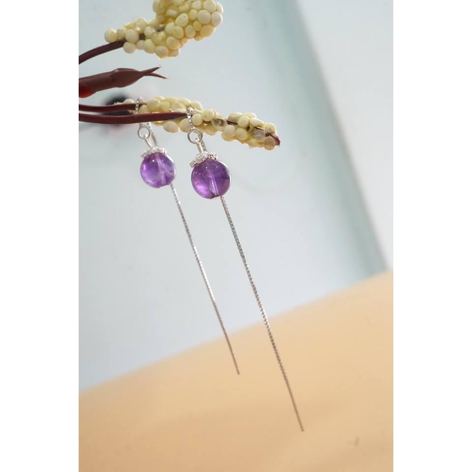 Amethyst earrings