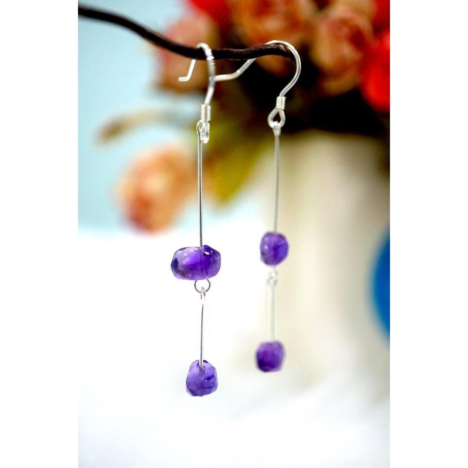 Amethyst earrings