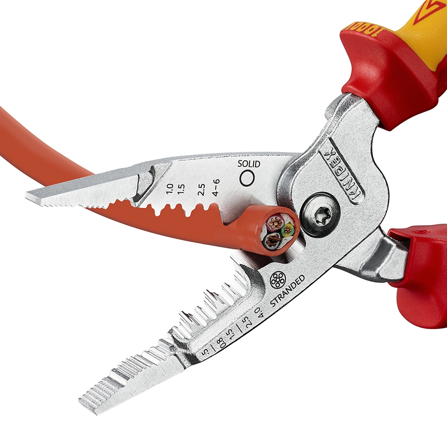 Pince Multifonction électrique Isolée KNIPEX 13 76 200 ME – 200 Mm, Neuve