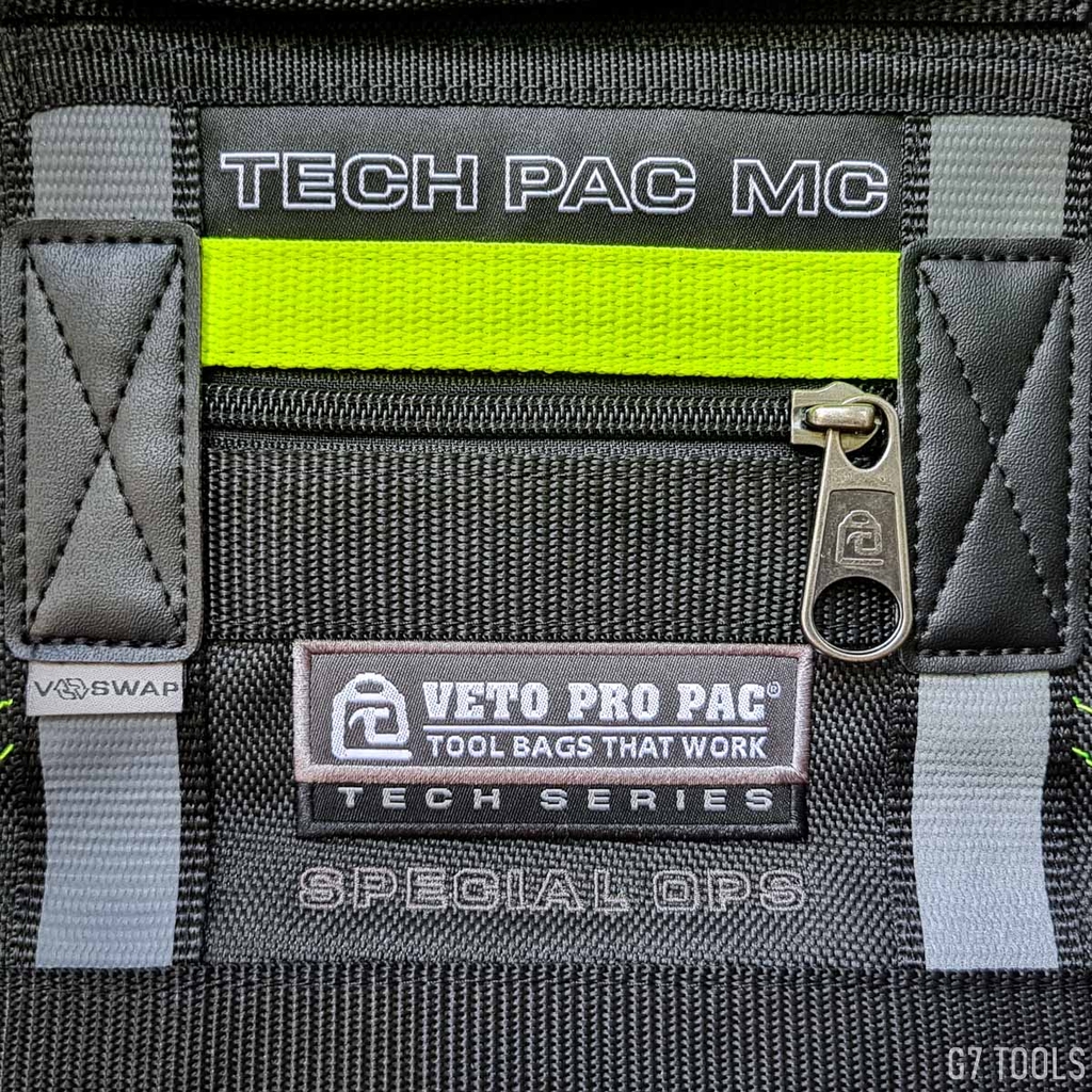 Ba Lô Tech Pac MC Special OPS Viền Xanh - Bao Gồm 2 Ngăn Tool & Meter