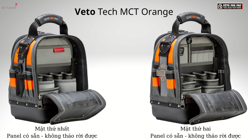 Túi VETO Tech MCT Orange Màu Cam 13 lít - Gồm 44 Pouch Túi Nhỏ