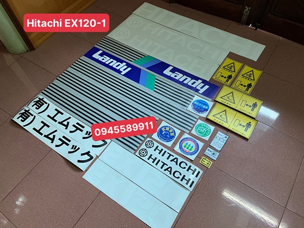 tem máy xúc hitachi ex120-1