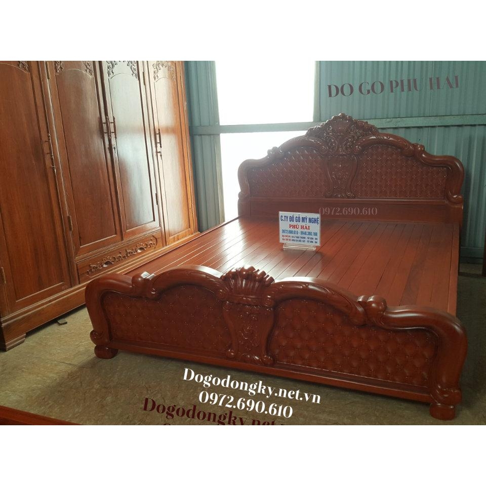 ✓Nơi Bán Các Mẫu Giường Gỗ Đẹp, Giá Rẻ Tại Hải Phòng Gn133