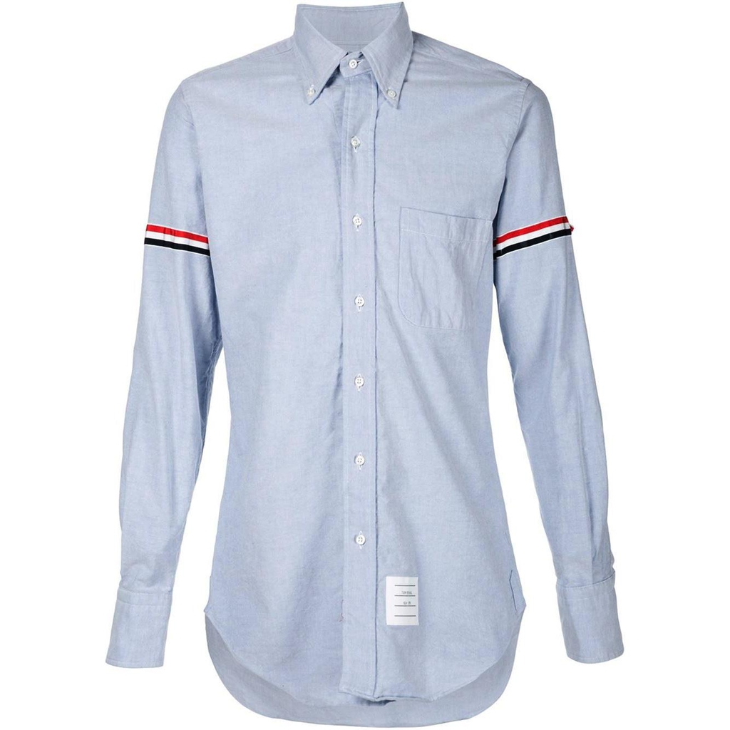 Thom Browne 4Bar ZipFront Oxford Shirt