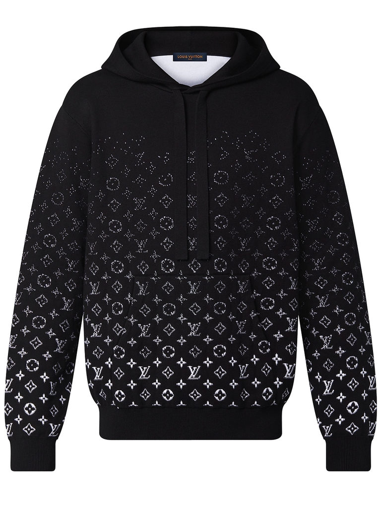 Shop Louis Vuitton MONOGRAM CIRCLE CUT HOODIE 1AA4I3 1AA4I2 by Fujistyle