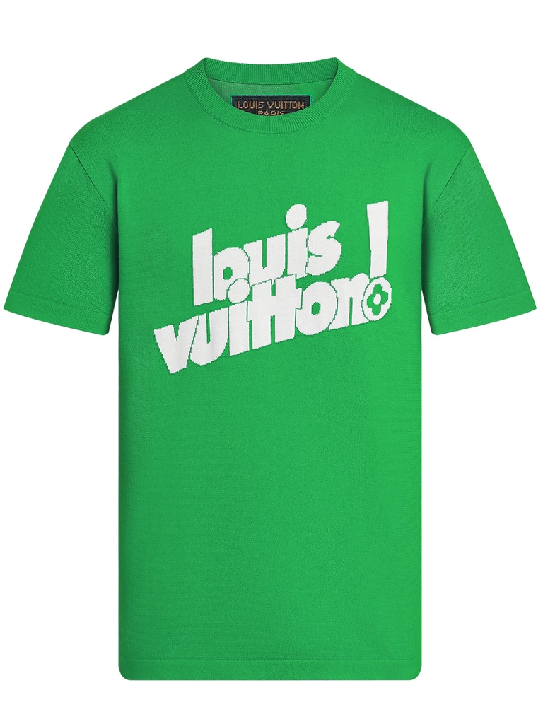 Louis Vuitton Green 'Everyday LV' T-Shirt