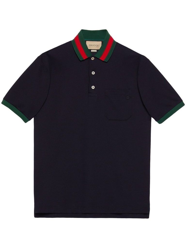 ÁO POLO GUCCI WEB STRIPE COLLAR BLUE CHUẨN 1:1 AUTHENTIC HEAVEN SHOP - SINCE 2013 - ÁO POLO GUCCI WEB STRIPE COLLAR BLUE CHUẨN 1:1 AUTHENTIC HEAVEN SHOP - SINCE 2013 -
