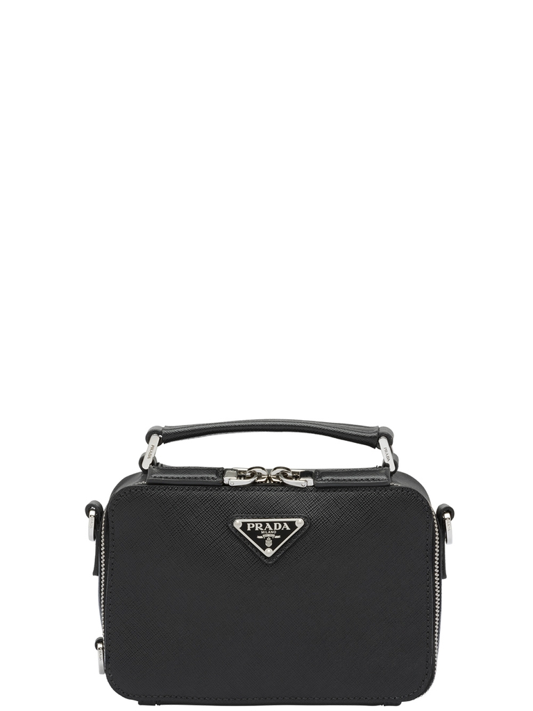 Descubrir 69+ imagen prada brique leather bag