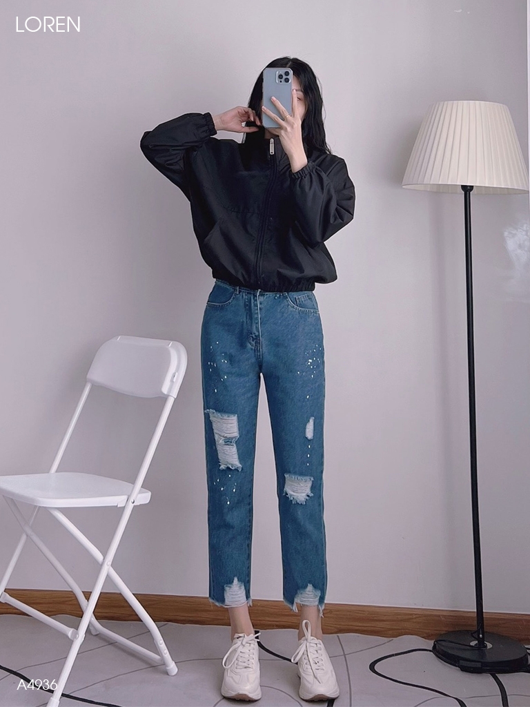 Áo khoác LOREN dù cổ cao A4936