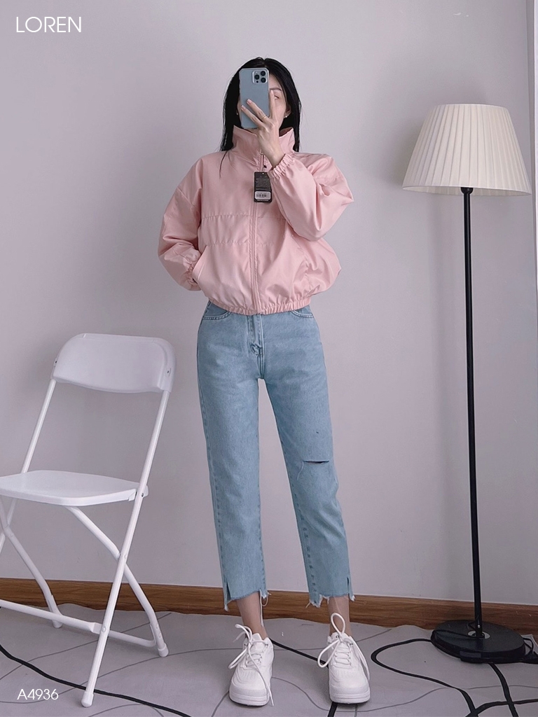 Áo khoác LOREN dù cổ cao A4936