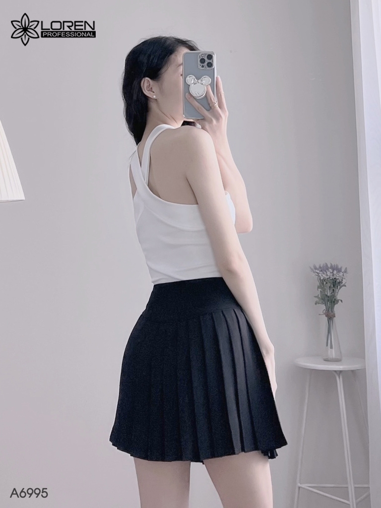 Áo kiểu nữ LOREN bozip chéo cổ A6995