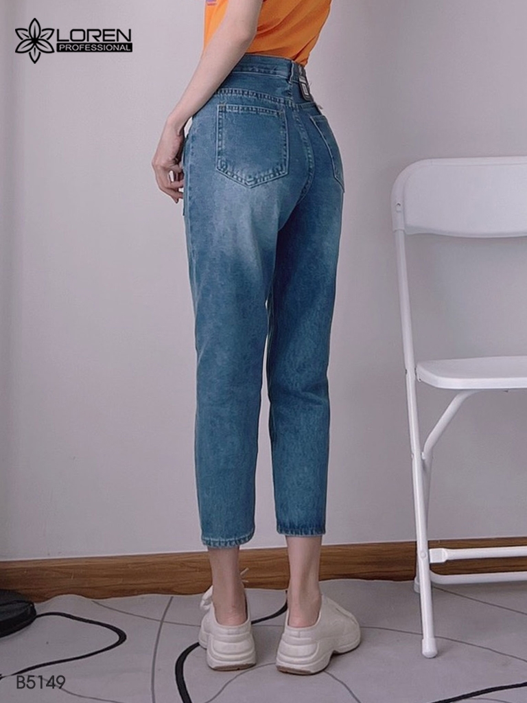 Quần jean baggy LOREN kiểu túi đắp B5149