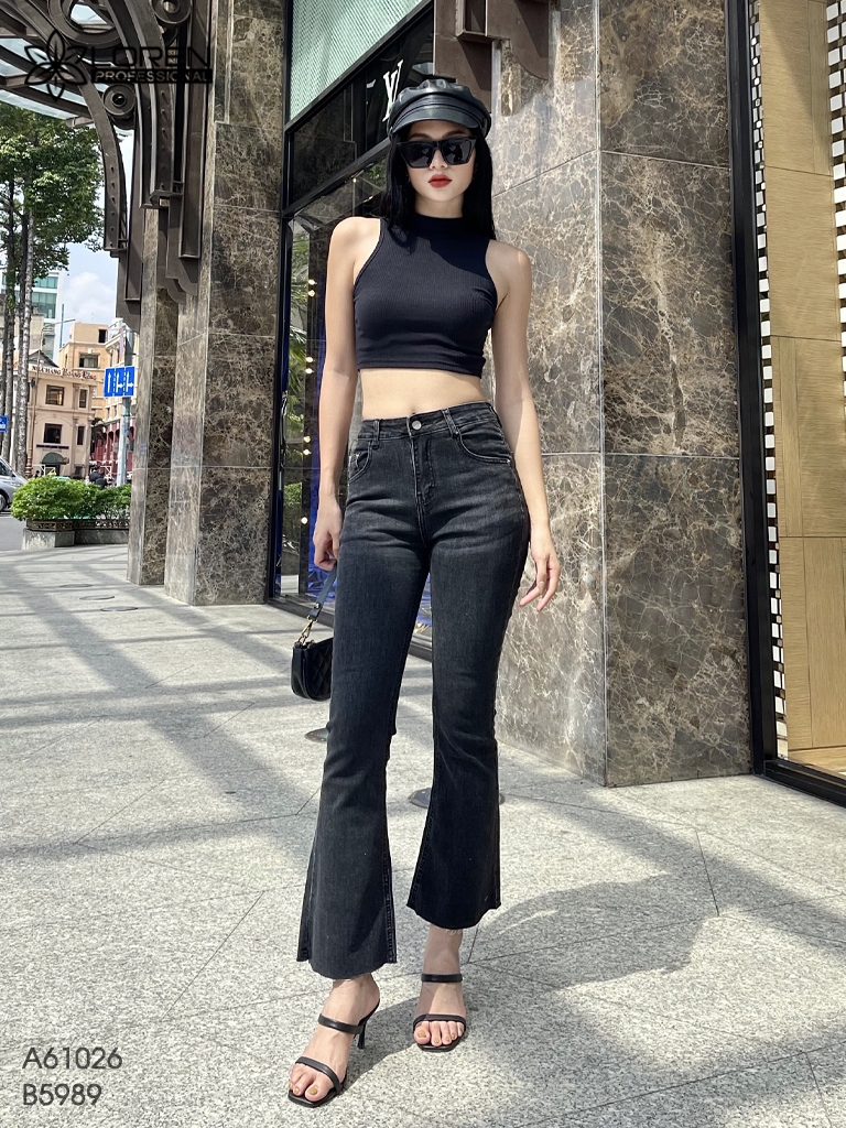 Quần jean nữ LOREN ống bas B5989