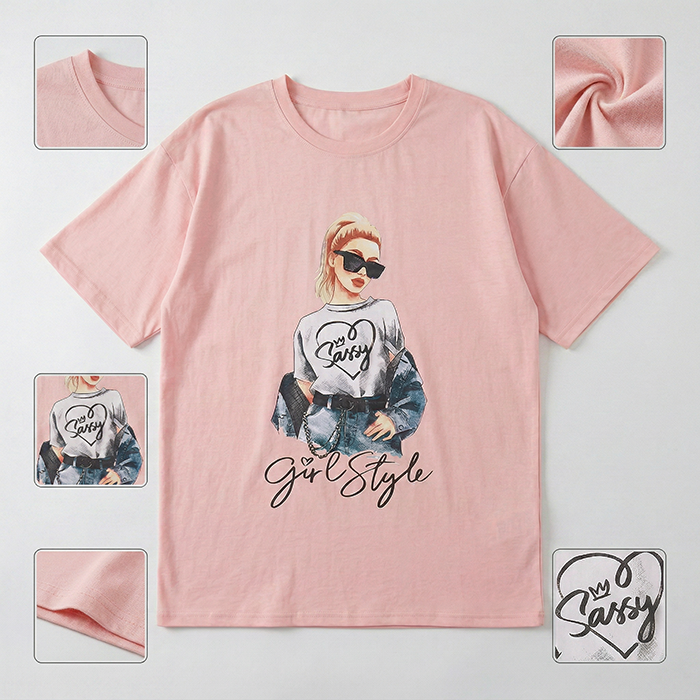 Áo thun nữ LOREN Taylo Girl Style A21075
