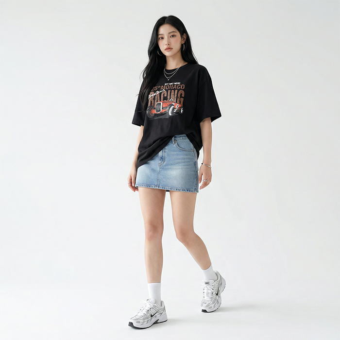 Áo thun nữ LOREN Taylo Amateur A21076