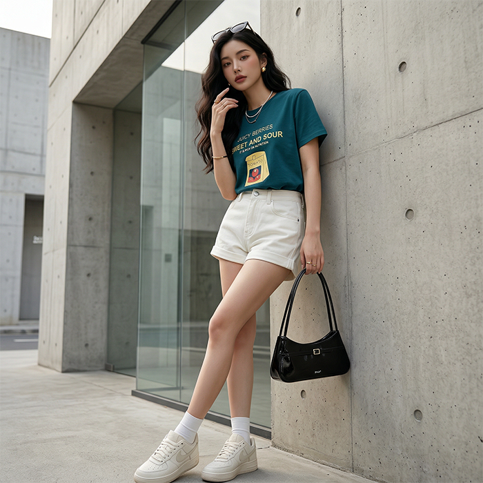 Áo thun nữ LOREN Regular Tomato A21091